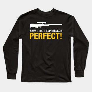 AWM, 8x, suppressor is perfect Long Sleeve T-Shirt